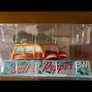 Red truck salt and pepper shakers!  New in box